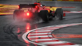 BUDAPEST, HUNGARY - JULY 17: Charles Leclerc of Monaco driving the (16) Scuderia Ferrari SF1000 on