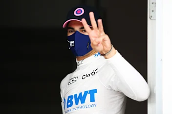 BUDAPEST, HUNGARY - JULY 18: Third place qualifier Lance Stroll of Canada and Racing Point