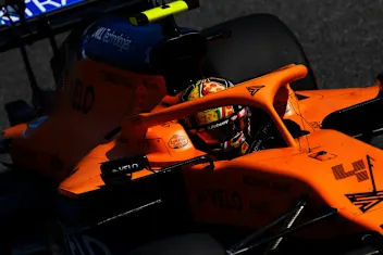 MONZA, ITALY - SEPTEMBER 04: Lando Norris of Great Britain driving the (4) McLaren F1 Team MCL35