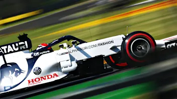 MONZA, ITALY - SEPTEMBER 05: Daniil Kvyat of Russia driving the (26) Scuderia AlphaTauri AT01 Honda