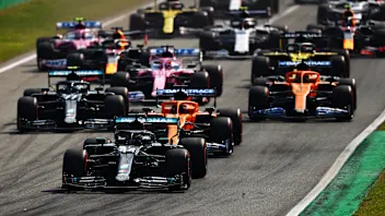 MONZA, ITALY - SEPTEMBER 06: Lewis Hamilton of Great Britain driving the (44) Mercedes AMG Petronas