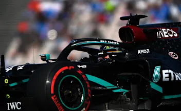 PORTIMAO, PORTUGAL - OCTOBER 24: Lewis Hamilton of Great Britain driving the (44) Mercedes AMG