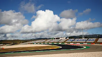 PORTIMAO, PORTUGAL - OCTOBER 22: A general view of the circuit during previews ahead of the F1