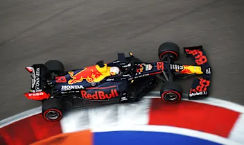 SOCHI, RUSSIA - SEPTEMBER 26: Max Verstappen of the Netherlands driving the (33) Aston Martin Red