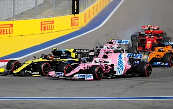 SOCHI, RUSSIA - SEPTEMBER 27: Esteban Ocon of France driving the (31) Renault Sport Formula One