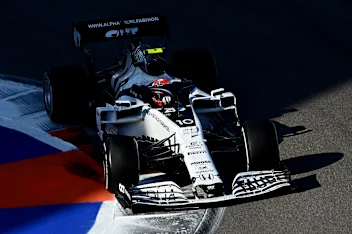 SOCHI, RUSSIA - SEPTEMBER 27: Pierre Gasly of France driving the (10) Scuderia AlphaTauri AT01