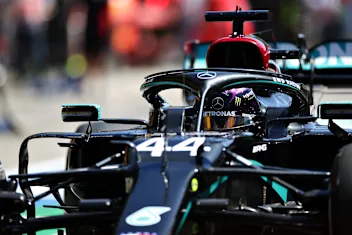 SPIELBERG, AUSTRIA - JULY 10: Lewis Hamilton of Great Britain driving the (44) Mercedes AMG