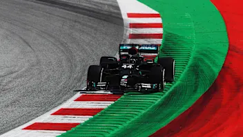SPIELBERG, AUSTRIA - JULY 10: Lewis Hamilton of Great Britain driving the (44) Mercedes AMG