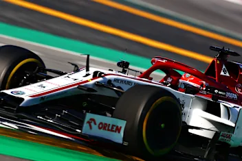 BARCELONA, SPAIN - FEBRUARY 26: Robert Kubica of Poland driving the (88) Alfa Romeo Racing C39