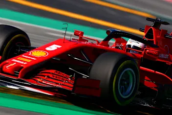 BARCELONA, SPAIN - FEBRUARY 26: Sebastian Vettel of Germany driving the (5) Scuderia Ferrari SF1000