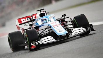 BARCELONA, SPAIN - FEBRUARY 27: Nicholas Latifi of Canada driving the (6) Rokit Williams Racing