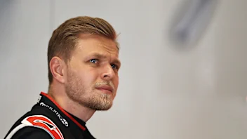 BARCELONA, SPAIN - FEBRUARY 27: Kevin Magnussen of Denmark and Haas F1 prepares to drive in the