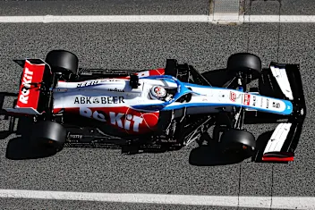 BARCELONA, SPAIN - FEBRUARY 27: Nicholas Latifi of Canada driving the (6) Rokit Williams Racing