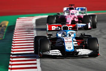 BARCELONA, SPAIN - FEBRUARY 27: Nicholas Latifi of Canada driving the (6) Rokit Williams Racing
