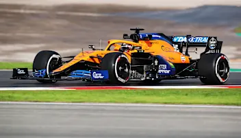 ISTANBUL, TURKEY - NOVEMBER 13: Carlos Sainz of Spain driving the (55) McLaren F1 Team MCL35