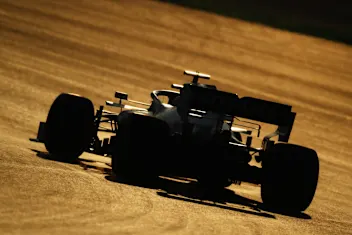 ISTANBUL, TURKEY - NOVEMBER 13: George Russell of Great Britain driving the (63) Williams Racing