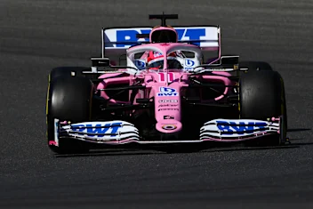 SCARPERIA, ITALY - SEPTEMBER 12: Sergio Perez of Mexico driving the (11) Racing Point RP20 Mercedes