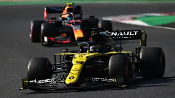 SCARPERIA, ITALY - SEPTEMBER 13: Daniel Ricciardo of Australia driving the (3) Renault Sport