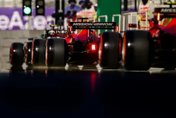 BAKU, AZERBAIJAN - JUNE 05: Charles Leclerc of Ferrari and France  during qualifying ahead of the
