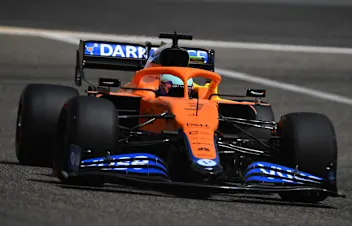 BAHRAIN, BAHRAIN - MARCH 13: Daniel Ricciardo of Australia driving the (3) McLaren F1 Team MCL35M