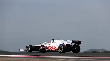 LE CASTELLET, FRANCE - JUNE 18: Nikita Mazepin of Russia driving the (9) Haas F1 Team VF-21 Ferrari