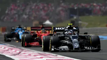 LE CASTELLET, FRANCE - JUNE 20: Pierre Gasly of France driving the (10) Scuderia AlphaTauri AT02