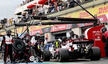 LE CASTELLET, FRANCE - JUNE 20: Kimi Raikkonen of Finland driving the (7) Alfa Romeo Racing C41
