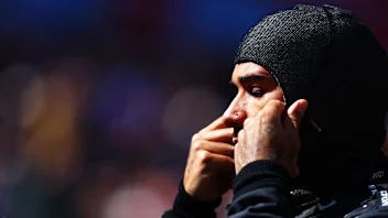 NORTHAMPTON, ENGLAND - JULY 17: Lewis Hamilton of Great Britain and Mercedes GP prepares to drive