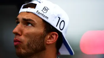 BUDAPEST, HUNGARY - AUGUST 01: Pierre Gasly of France and Scuderia AlphaTauri prepares to drive on