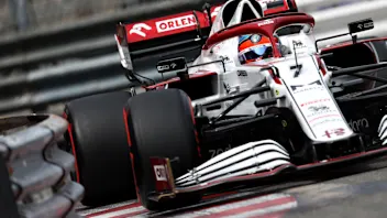 MONTE-CARLO, MONACO - MAY 22: Kimi Raikkonen of Finland driving the (7) Alfa Romeo Racing C41