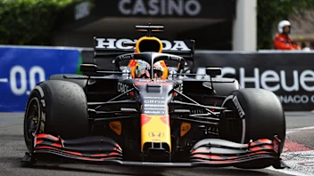 MONTE-CARLO, MONACO - MAY 23: Max Verstappen of the Netherlands driving the (33) Red Bull Racing