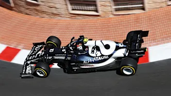 MONTE-CARLO, MONACO - MAY 20: Pierre Gasly of France driving the (10) Scuderia AlphaTauri AT02