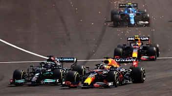 PORTIMAO, PORTUGAL - MAY 02: Max Verstappen of the Netherlands driving the (33) Red Bull Racing