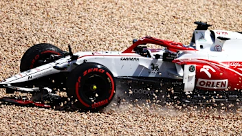 PORTIMAO, PORTUGAL - MAY 02: Kimi Raikkonen of Finland driving the (7) Alfa Romeo Racing C41
