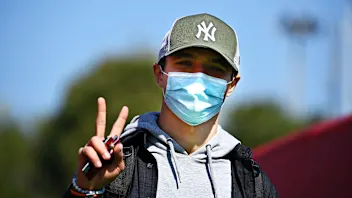 BARCELONA, SPAIN - MAY 06: Lando Norris of Great Britain and McLaren F1 walks in the Paddock during