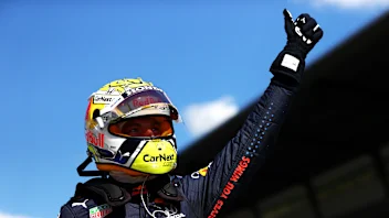 SPIELBERG, AUSTRIA - JUNE 26: Pole position qualifier Max Verstappen of Netherlands and Red Bull