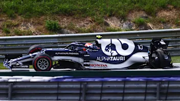 SPIELBERG, AUSTRIA - JUNE 27: Pierre Gasly of France driving the (10) Scuderia AlphaTauri AT02