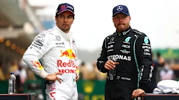 ISTANBUL, TURKEY - OCTOBER 10: Race winner Valtteri Bottas of Finland and Mercedes GP and third