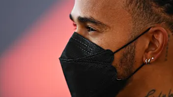 AUSTIN, TEXAS - OCTOBER 21: Lewis Hamilton of Great Britain and Mercedes GP looks on in the Paddock