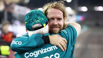 ABU DHABI, UNITED ARAB EMIRATES - NOVEMBER 20: Sebastian Vettel of Germany and Aston Martin F1 Team