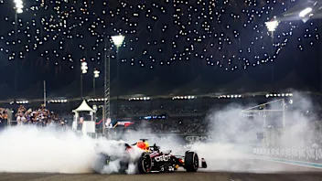 ABU DHABI, UNITED ARAB EMIRATES - NOVEMBER 20: Race winner Max Verstappen of the Netherlands