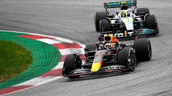 SPIELBERG, AUSTRIA - JULY 10: Max Verstappen of the Netherlands driving the (1) Oracle Red Bull