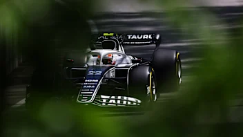 MONTREAL, QUEBEC - JUNE 17: Yuki Tsunoda of Japan driving the (22) Scuderia AlphaTauri AT03 on