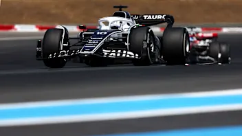 LE CASTELLET, FRANCE - JULY 24: Pierre Gasly of France driving the (10) Scuderia AlphaTauri AT03 on