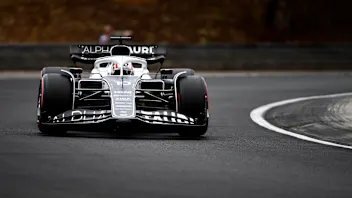 BUDAPEST, HUNGARY - JULY 30: Pierre Gasly of France driving the (10) Scuderia AlphaTauri AT03 on