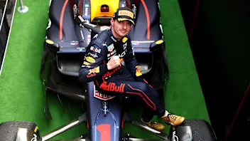 MEXICO CITY, MEXICO - OCTOBER 30: Race winner Max Verstappen of the Netherlands and Oracle Red Bull