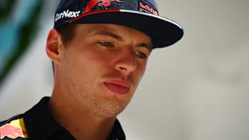 MIAMI, FLORIDA - MAY 05: Max Verstappen of the Netherlands and Oracle Red Bull Racing looks on in