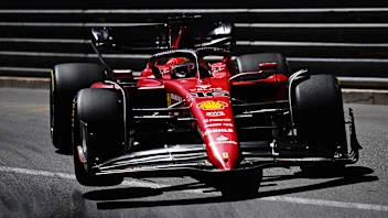 MONTE-CARLO, MONACO - MAY 27: Charles Leclerc of Monaco driving the (16) Ferrari F1-75 on track
