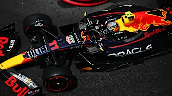 MONTE-CARLO, MONACO - MAY 28:  Sergio Perez of Mexico driving the (11) Oracle Red Bull Racing RB18