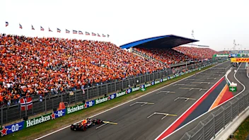 ZANDVOORT, NETHERLANDS - SEPTEMBER 04: Max Verstappen of the Netherlands driving the (1) Oracle Red